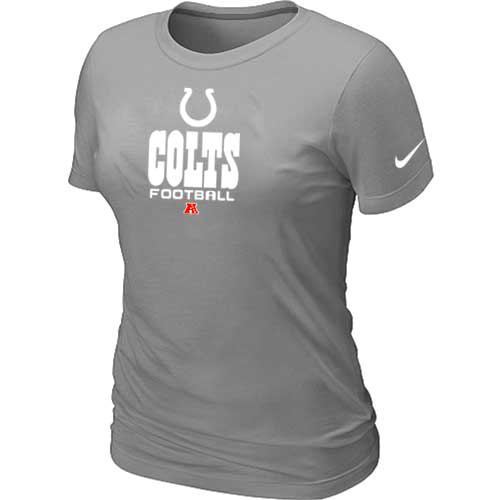 Women Indianapolis Colts Light Grey T-Shirt