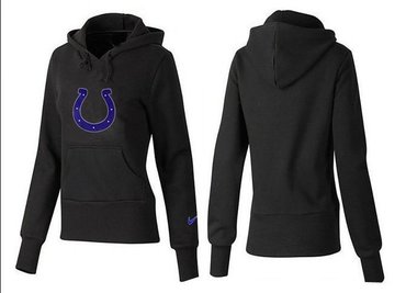 Women Indianapolis Colts Logo Pullover Hoodie-- (1)