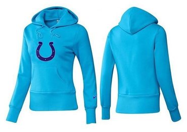 Women Indianapolis Colts Logo Pullover Hoodie-- (3)