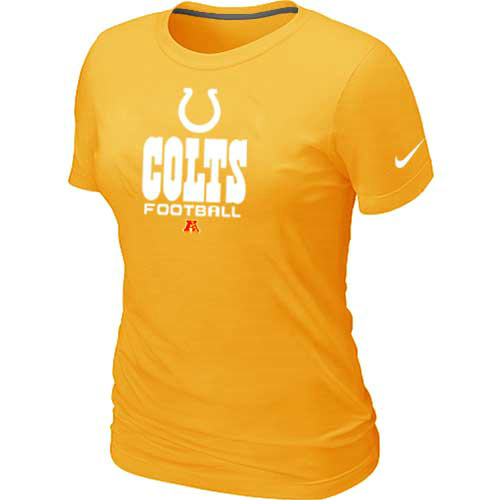 Women Indianapolis Colts Yellow T-Shirt