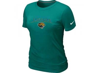 Women Jacksonville Jaguars Heart & Soul L.Green T-Shirt