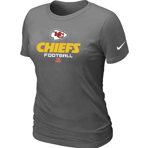 Women Kansas City Chiefs deep Grey T-Shirt