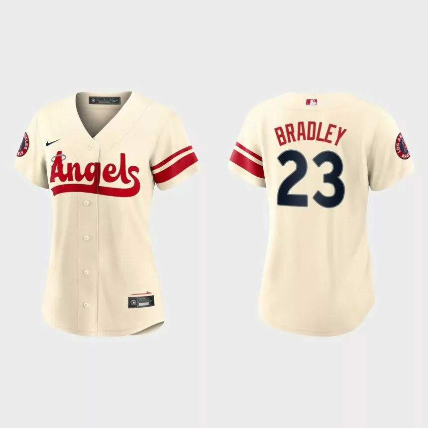 Women Los Angeles Angels Archie Bradley Cream 2022 City Connect Replica Jersey