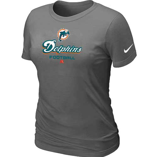 Women Miami Dolphins D.Grey T-Shirt