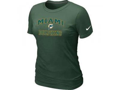 Women Miami Dolphins Heart & Soul D.Green T-Shirt