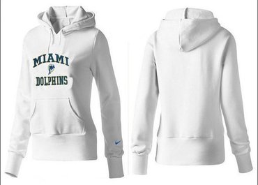 Women Miami Dolphins Logo Pullover Hoodie-- (10)