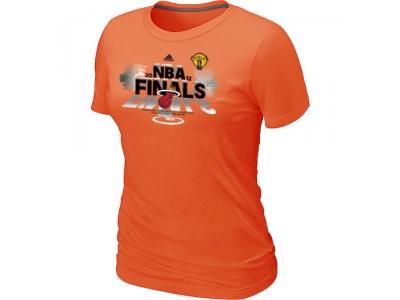 Women Miami Heat adidas 2012 Eastern Conference Champions Orange T-Shirt
