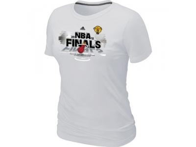 Women Miami Heat adidas 2012 Eastern Conference Champions White T-Shirt