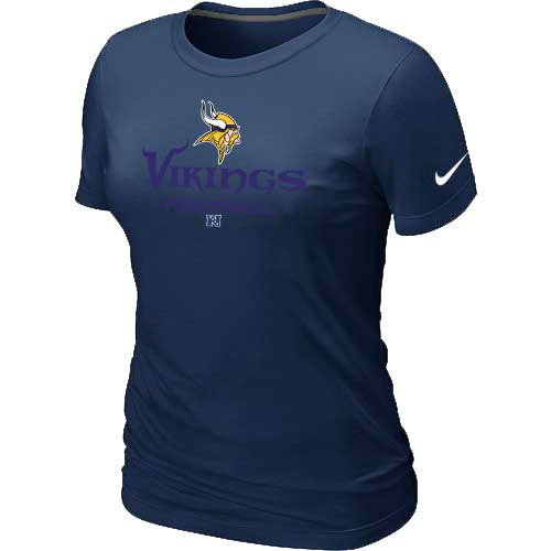 Women Minnesota Vikings D.Blue  T-Shirt
