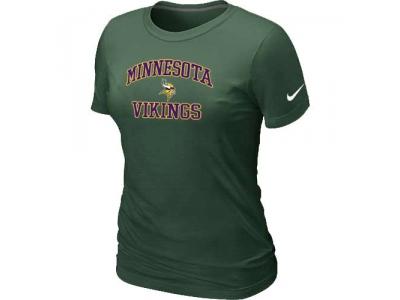 Women Minnesota Vikings Heart & Soul D.Green T-Shirt