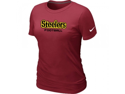 Women-NEW-Pittsburgh-Steelers-Sideline-Legend-Authentic-Font-T-Shirt-Red-8036-44719