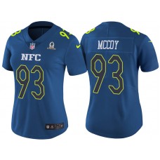 Women NFC 2017 Pro Bowl Tampa Bay Buccaneers #93 Gerald McCoy Blue Game Jersey