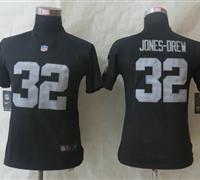 Women New Oakland Raiders #32 Maurice Jones-Drew Black Jerseys
