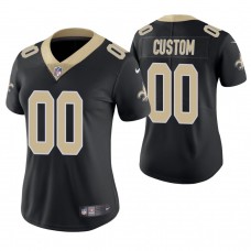 Women New Orleans Saints Black Game Customized Jersey