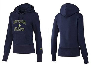 Women New Orleans Saints Logo Pullover Hoodie-- (19)