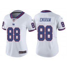 Women New York Giants #88 Evan Engram White Vapor Untouchable Color Rush Limited Jersey