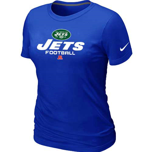Women New York Jets Blue T-Shirt