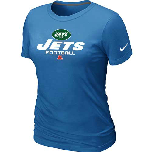 Women New York Jets L.blue T-Shirt