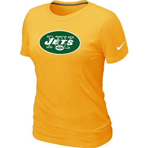 Women New York Jets Yellow T-Shirts