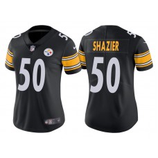 Women Pittsburgh Steelers #50 Ryan Shazier Black Vapor Untouchable Limited Jersey