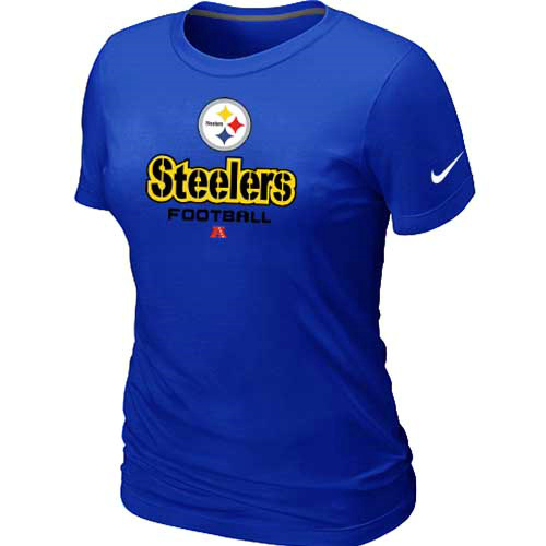 Women Pittsburgh Steelers Blue T-Shirt