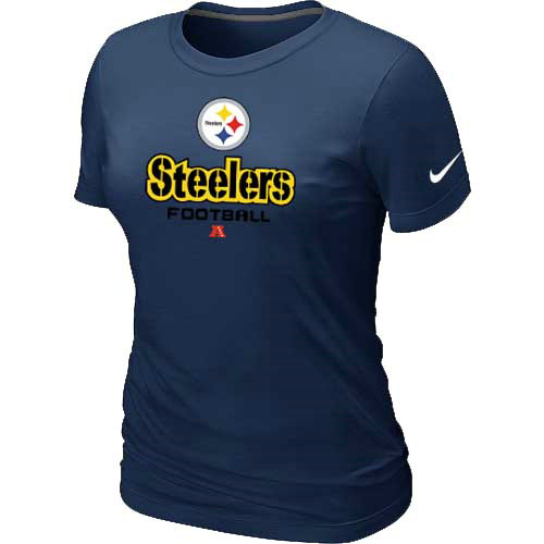 Women Pittsburgh Steelers D.Blue   T-Shirt