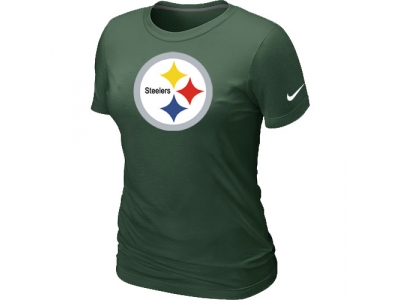 Women Pittsburgh Steelers D.Green Logo T-Shirt