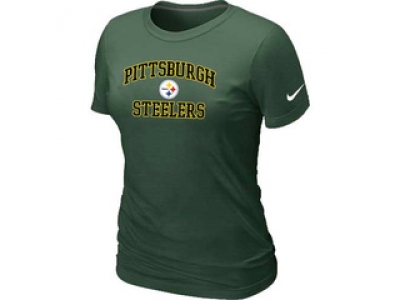 Women Pittsburgh Steelers Heart & Soul D.Green T-Shirt