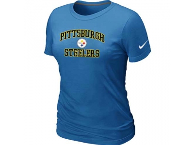 Women Pittsburgh Steelers Heart & Soul L.blue T-Shirt