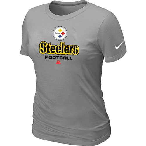 Women Pittsburgh Steelers L.Grey T-Shirt