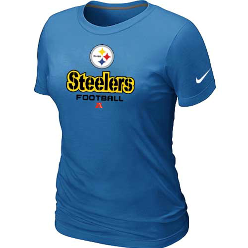 Women Pittsburgh Steelers L.blue T-Shirt