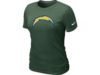Women San Diego Charger D.Green Logo T-Shirt