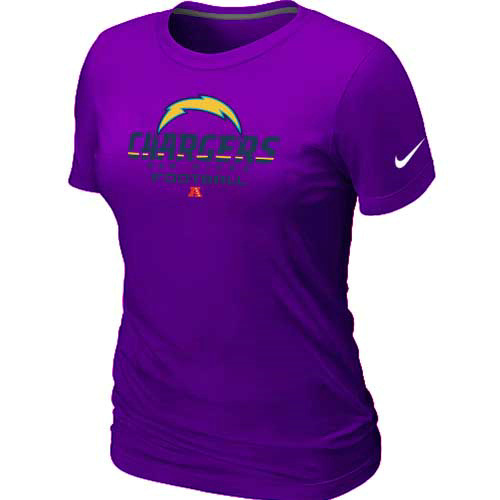 Women San Diego Charger Purple T-Shirt