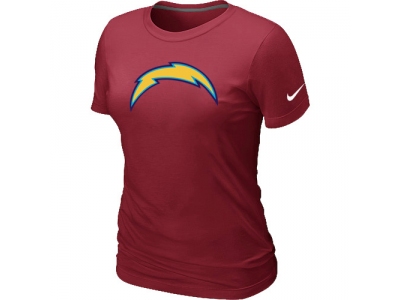 Women San Diego Charger Red Logo T-Shirt