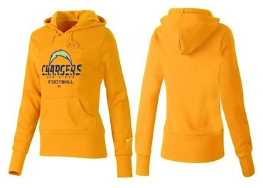 Women San Diego Chargers Logo Pullover Hoodie-- (31)