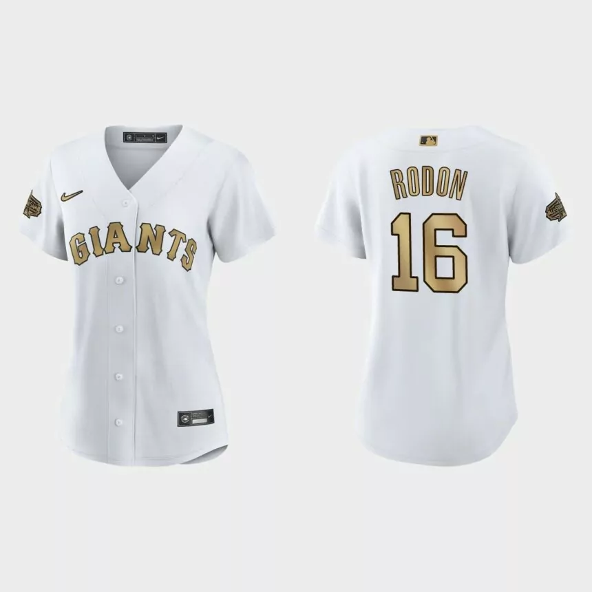 Women San Francisco Giants Carlos Rodon White 2022 MLB All-Star Game Replica Jersey