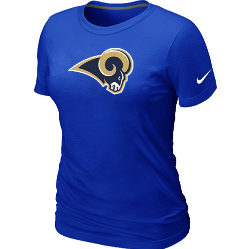 Women St.Louis Rams Blue T-Shirts