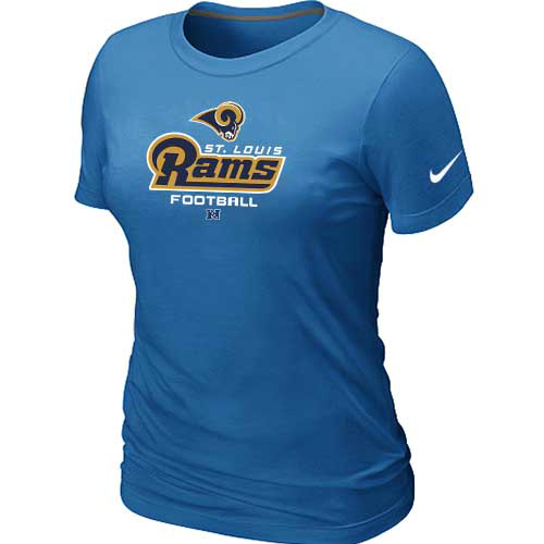 Women St.Louis Rams L.blue T-Shirt