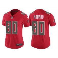 Women Tampa Bay Buccaneers #80 O.J. Howard Red Color Rush Legend Jersey