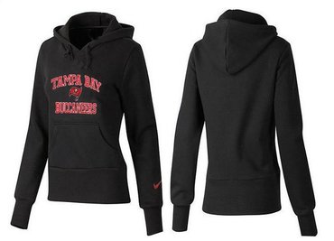 Women Tampa Bay Buccaneers Logo Pullover Hoodie-- (13)
