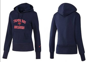 Women Tampa Bay Buccaneers Logo Pullover Hoodie-- (19)