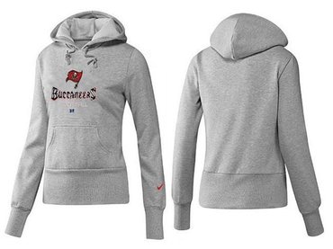 Women Tampa Bay Buccaneers Logo Pullover Hoodie-- (31)