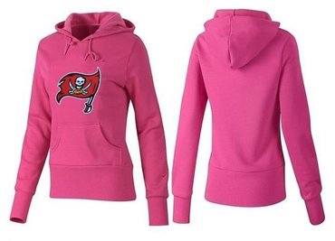 Women Tampa Bay Buccaneers Logo Pullover Hoodie-- (7)