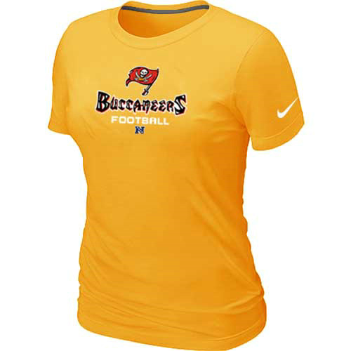 Women Tampa Bay Buccaneers Yellow T-Shirt