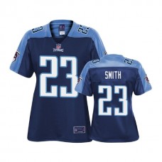 Women Tennessee Titans #23 Tye Smith Navy Pro Line Player Jersey