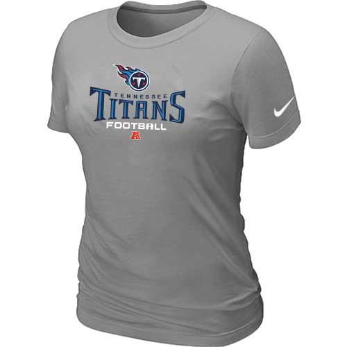 Women Tennessee Titans Grey  T-Shirt