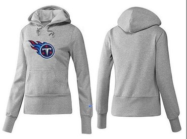 Women Tennessee Titans Logo Pullover Hoodie-- (6)
