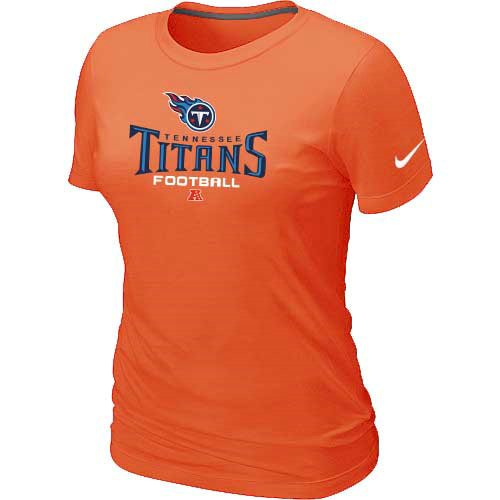 Women Tennessee Titans Orange  T-Shirt