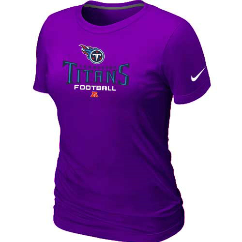 Women Tennessee Titans Purple  T-Shirt