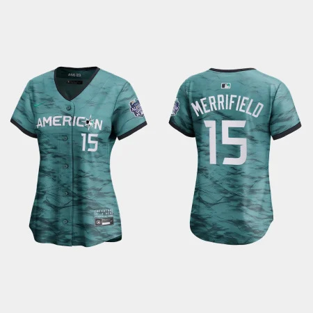 Women’s American League Whit Merrifield 2023 MLB All-Star Game Jersey – Teal